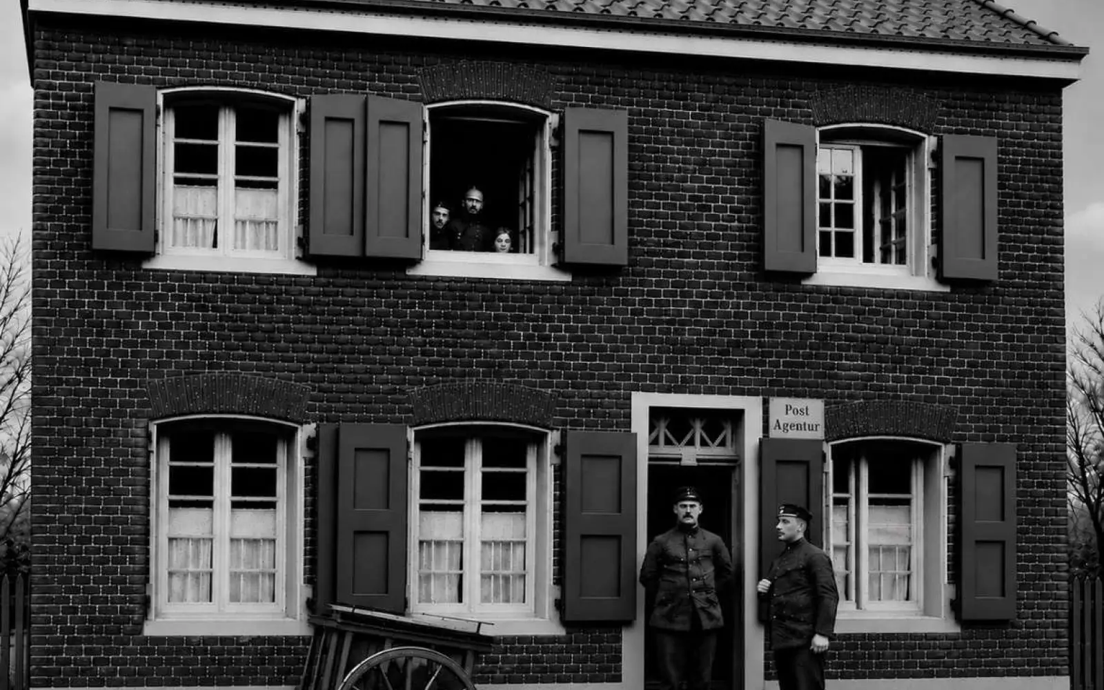 In den 1930er Jahren war die Postagentur im Haus Brokerhoff untergebracht. Foto: Sammlung Angermunder Kulturkreis