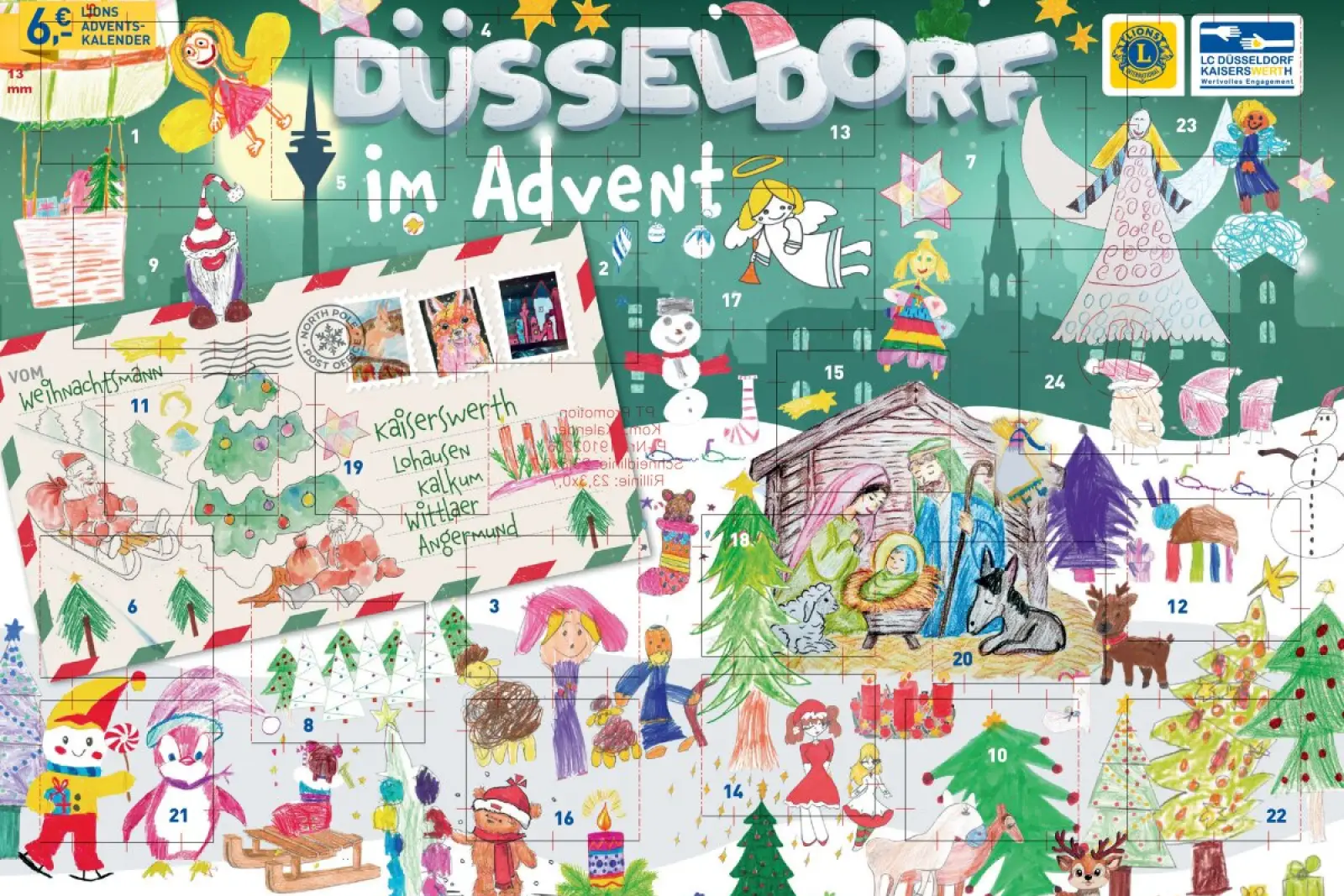 Lions Club Kaiserswerth verkauft wieder Adventskalender