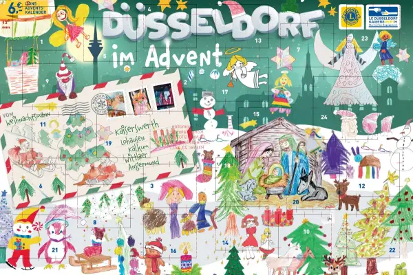Lions Club Kaiserswerth verkauft wieder Adventskalender