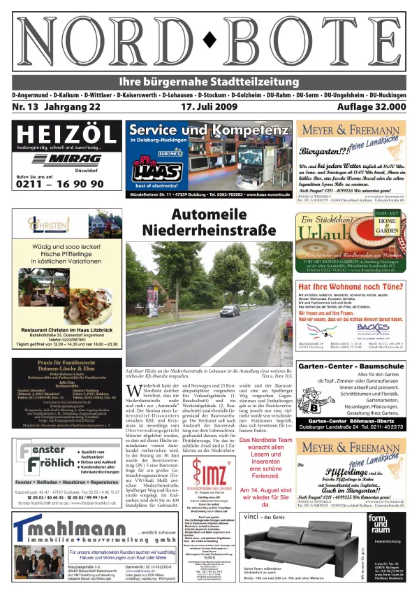 Ausgabe 13/2009