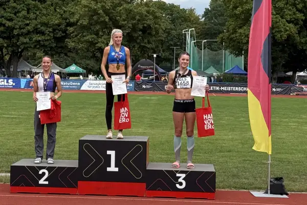 Angermunderin Victoria Otto holt DM-Bronze im Siebenkampf