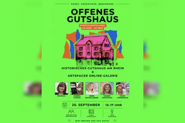 Vernissage „Offenes Gutshaus“ in Wittlaer