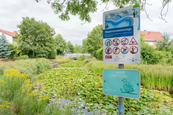 Wirtschaftsbetriebe warnen vor Gefahren an Duisburger Regenbecken