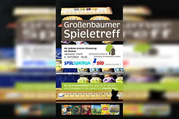 Großenbaumer Spieletreff im Spielzentrum Süd