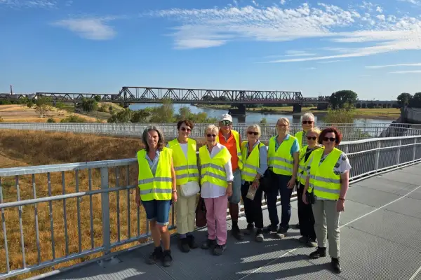 Frauen Union besichtigt die IGA-Baustelle am Duisburger Rheinufer