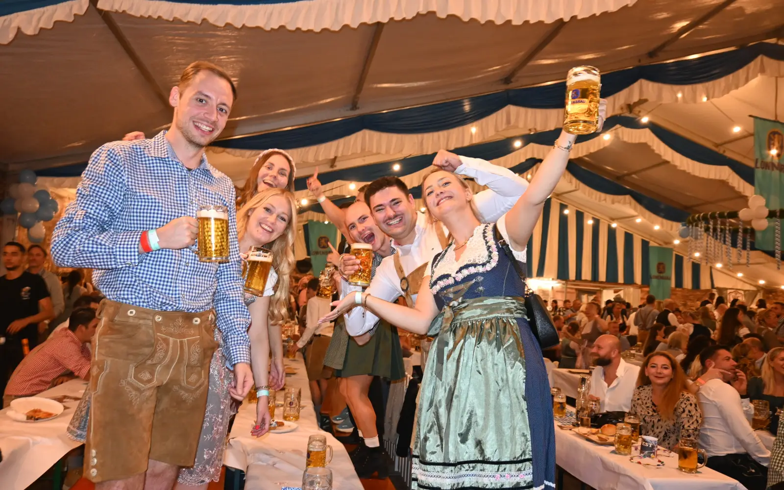 25. Oktoberfest in Serm: 2.600 Menschen feierten ausgelassen und friedlich