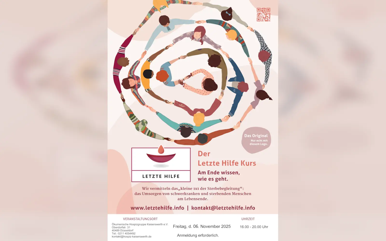 Ökumenische Hospizgruppe bietet Letzte-Hilfe-Kurs in Kalkum an