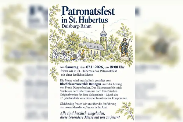 Patronatsfest in St. Hubertus