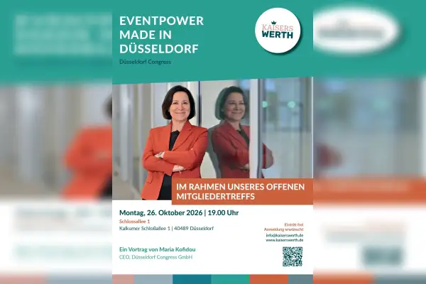 Vortrag „Eventpower made in Düsseldorf“ von Maria Kofidou