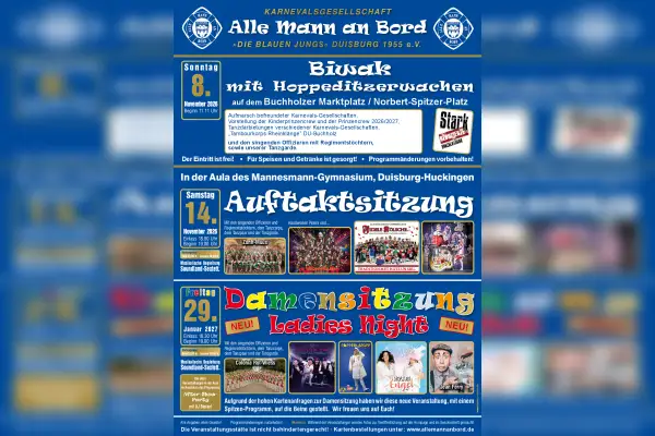 Hoppeditzerwachen der KG „Alle Mann an Bord“