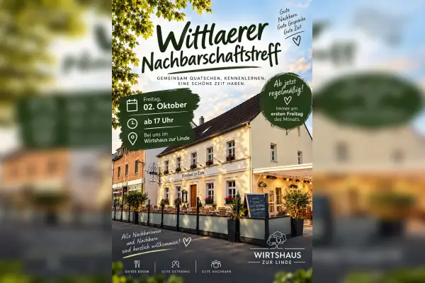 Wittlaerer Nachbarschaftstreff im Wirtshaus zur Linde