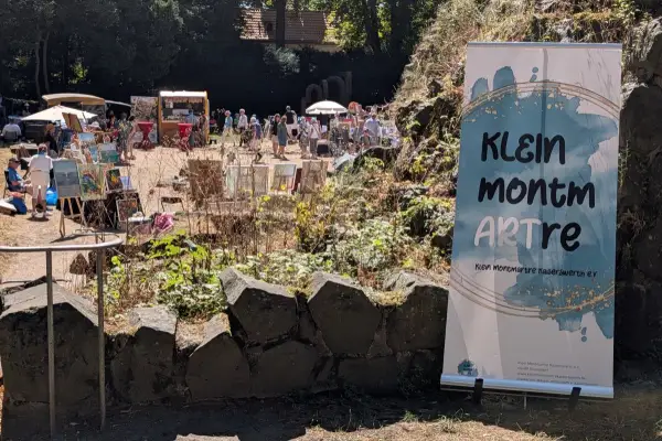 Klein Montmartre lockte Kunstfreunde ans Kaiserswerther Rheinufer [Fotostrecke]