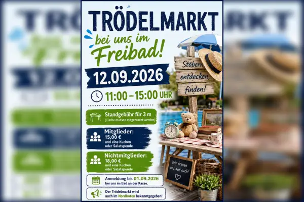 Trödelmarkt im Freibad Kaiserswerth