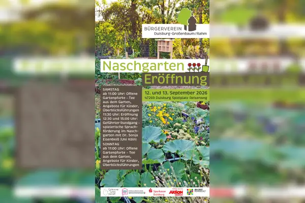 Sprach- und Naschgarten feiert am 12. September Eröffnung