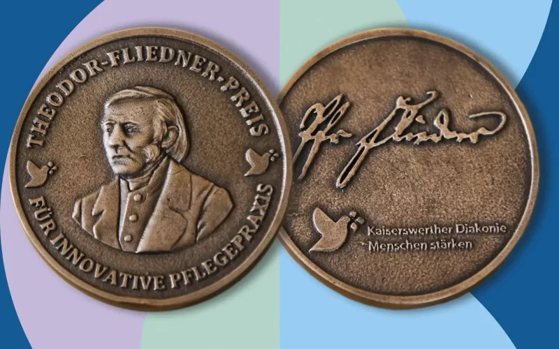 Die Theodor-Fliedner-Medaille für innovative Pflegepaxis (Copyright: Kaiserswerther Diakonie)