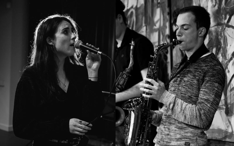 Das Duo Sara Wittazscheck (Gesang) und Florian Hanke (Saxophon), Foto: privat