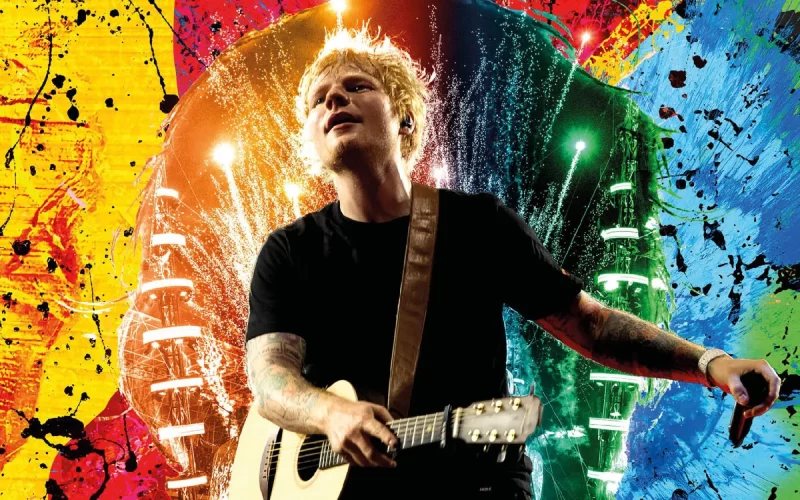 Ausschnitt des Plakats zur Ed Sheeran „+ - = ÷ x “-Tour 2025