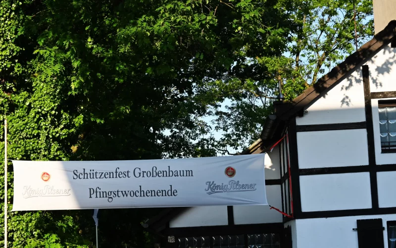 Das Schützen- und Volksfest der St. Hubertus Schützenbruderschaft Großenbaum wird traditionell an Pfingsten gefeiert. Foto: sam