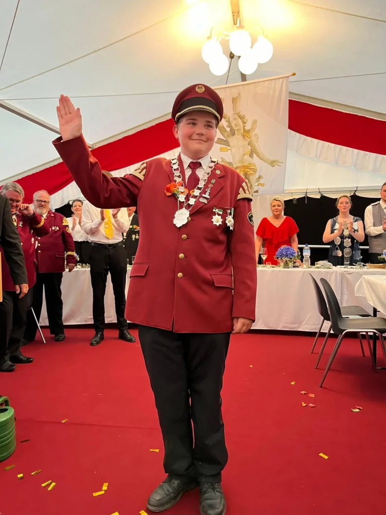 Justus Brokatzky aus dem Tambourcorps Barbarossa wurde zum Schülerprinz ernannt. Fot: privat